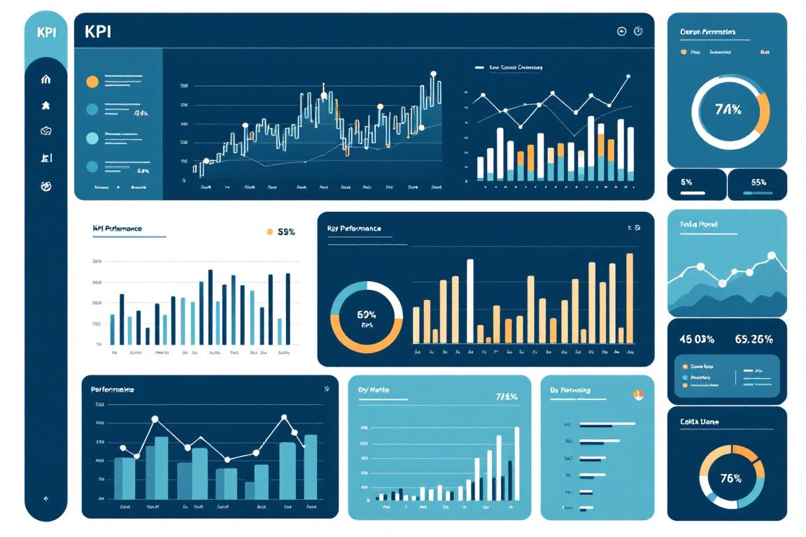 Tableau de bord KPI et indicateurs clés de performance — management d entreprise