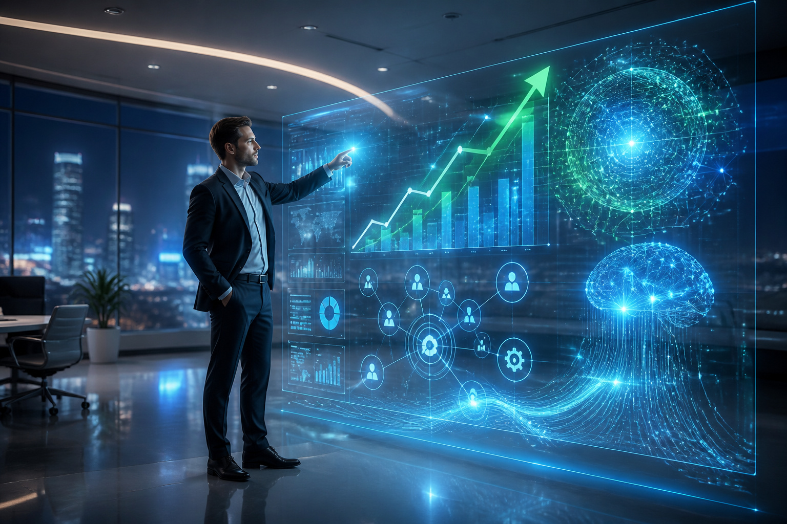 Vision du futur leadership et ia