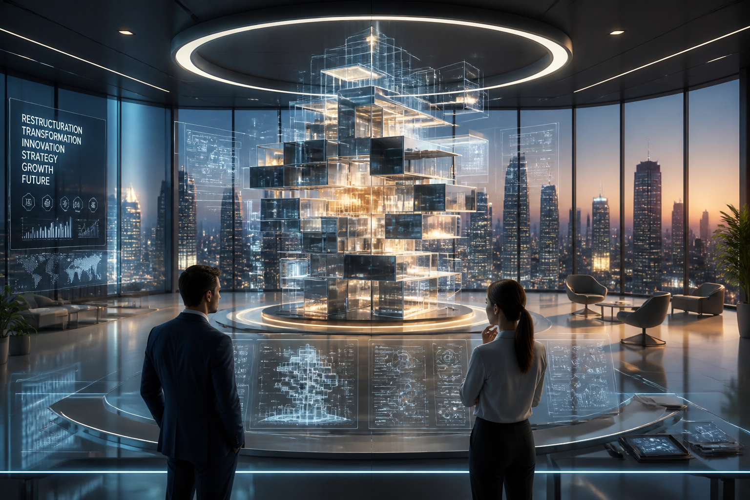 Architecture 3d en restructuration