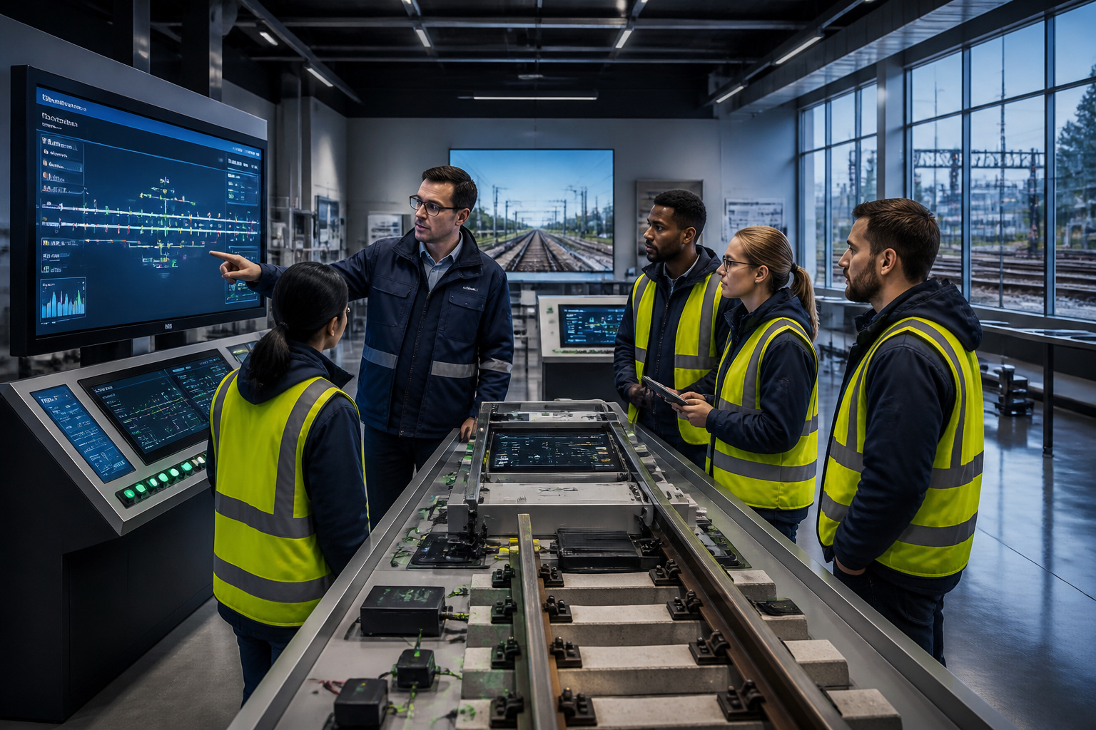 Formation ferroviaire de pointe