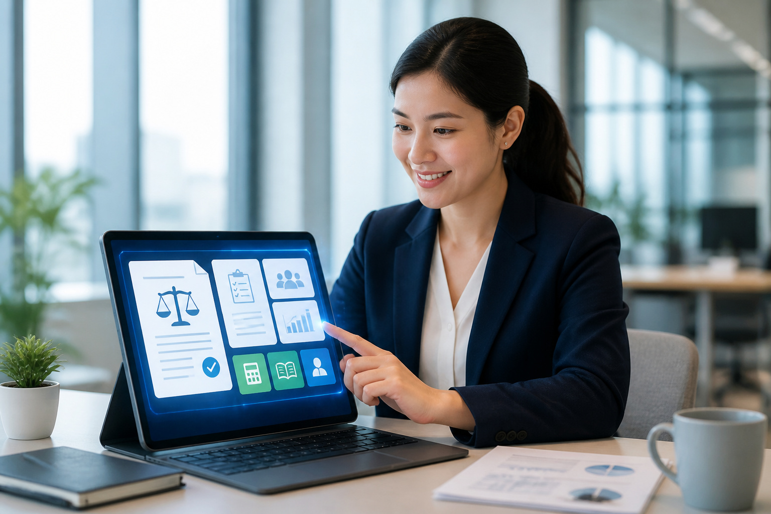 Interface numerique pour le droit du travail