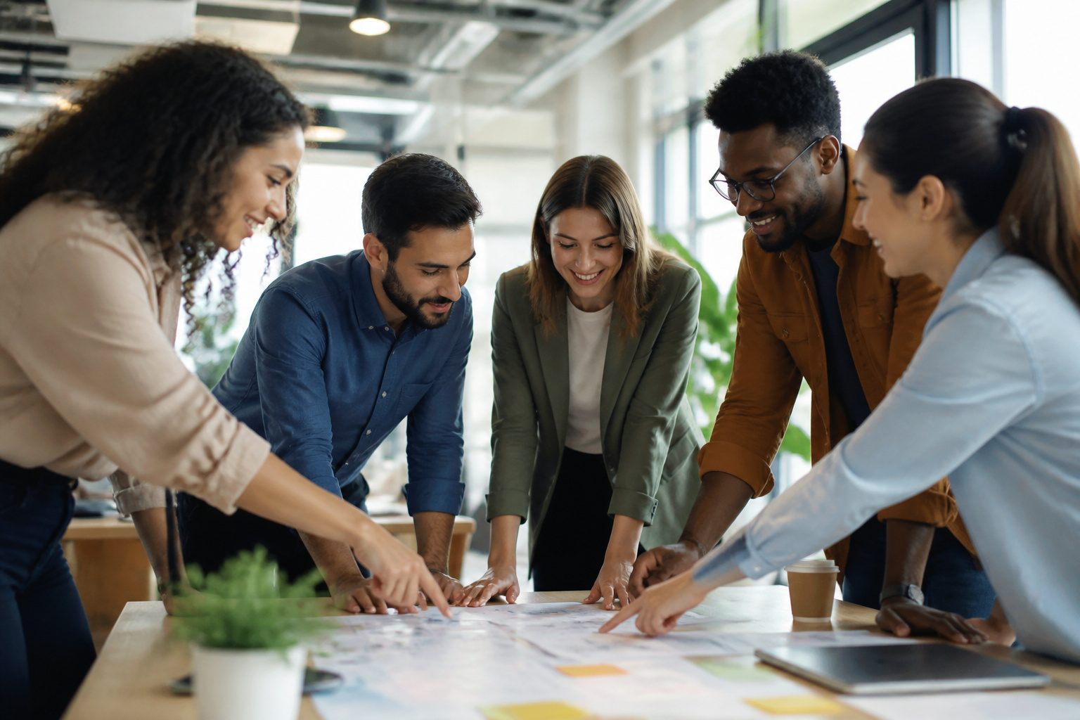 Equipe collaborative et synergique
